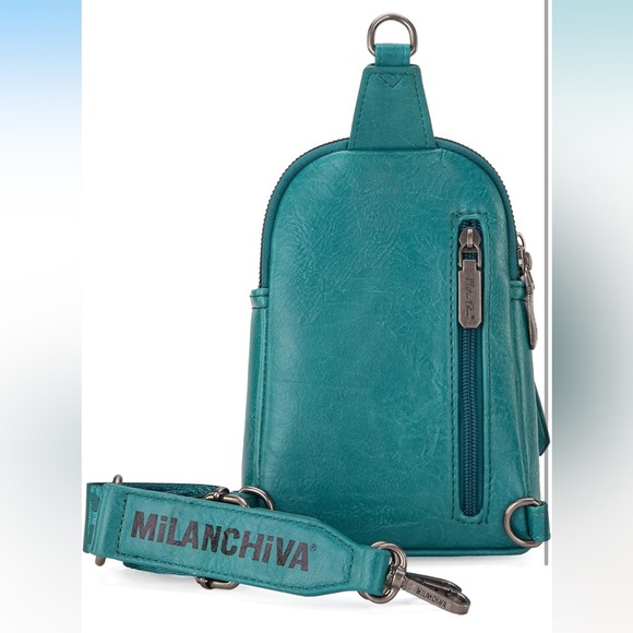 Teal sling bag - Picture 2 of 9